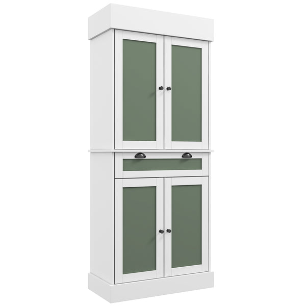 Kitchen Pantry Cabinet with 2-Door Sideboards and Adjustable Shelves