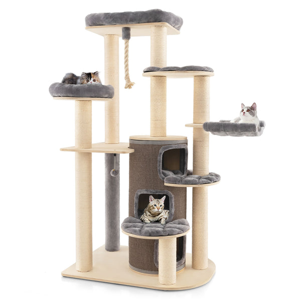 Multi-Level Cat Tree with 3-story Cat Condo