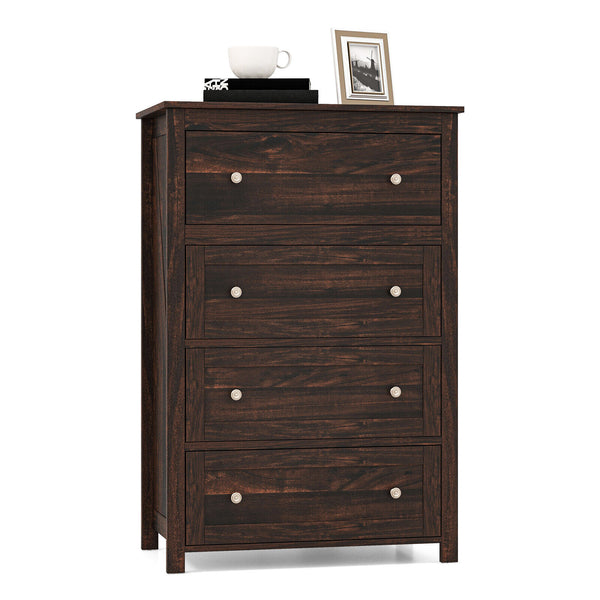 4 Drawer Dresser for Closet Hallway Living Room Nursery