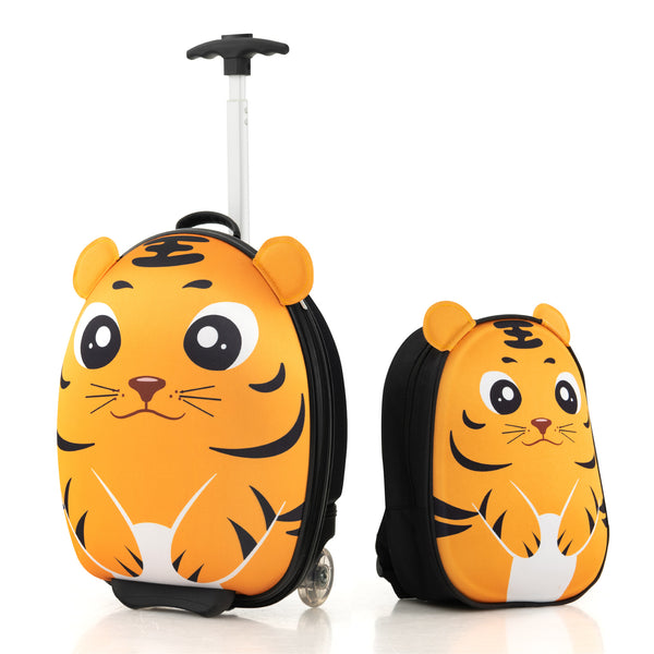 Lightweight and Portable Rolling Suitcase for Children