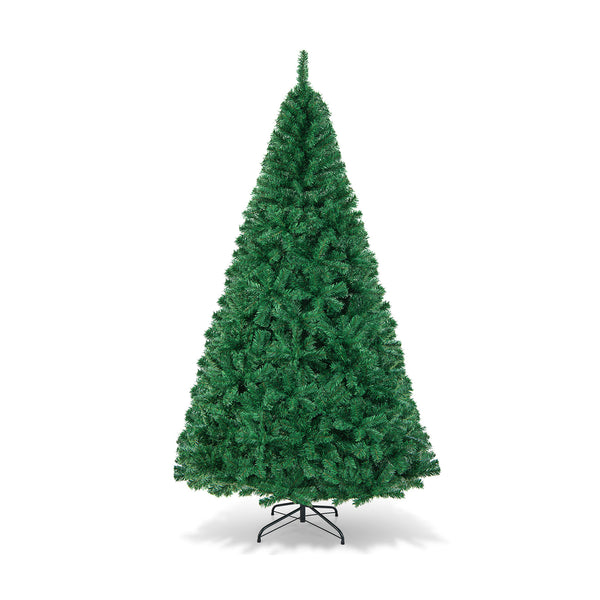 8 Feet Artificial PVC Christmas Tree with Solid Metal Stand