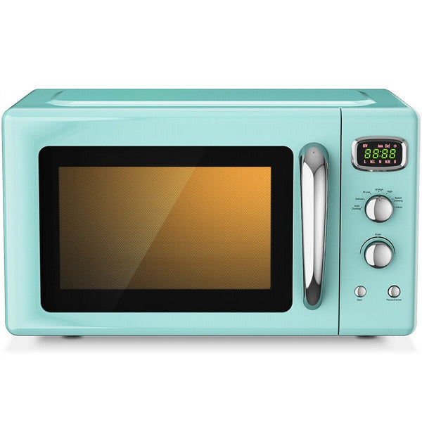 0.9 Cu.ft Retro Countertop Compact Microwave Oven