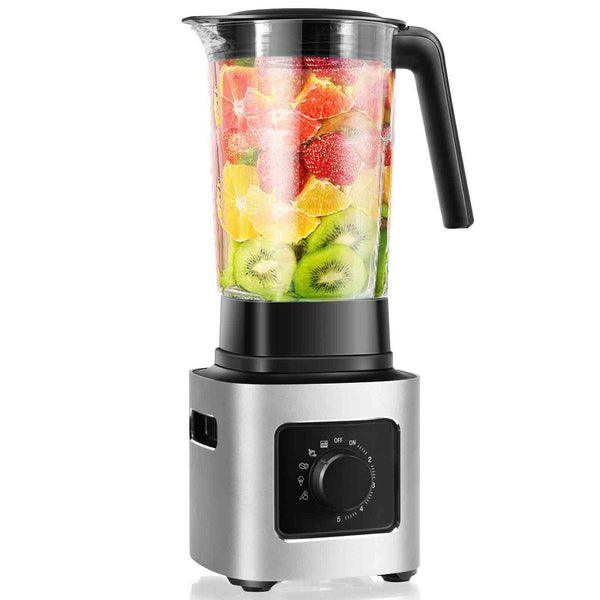 1500W 5-Speed Countertop Smoothie Blender with 5 Presets and 68oz Tritan Jar