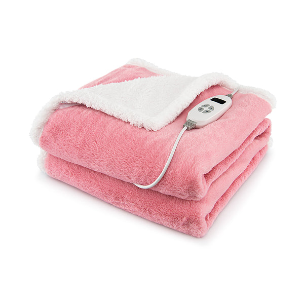 Electric Heated Blanket Throw with 10 Heat Settings