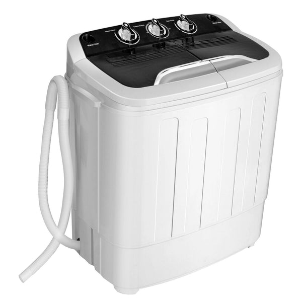 13 lbs Portable Mini Twin Tub Spinner Semi-Automatic Washing Machine