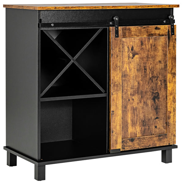 Industrial Storage Cabinet with Sliding Barn Door