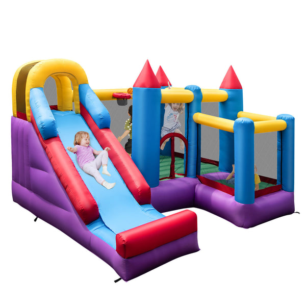 5-in-1 Inflatable Bounce Castle without Blower