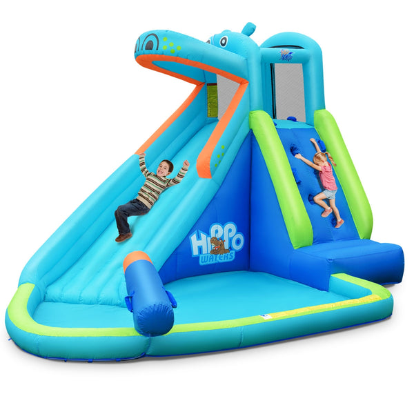 Inflatable Water Pool with Splash and Slide