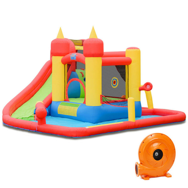 Inflatable Blow Up Water Slide  Bounce House with 740 W Blower