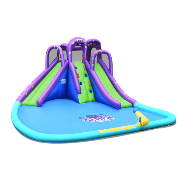 Inflatable Water Park Mighty Bounce House with Pool and 780W Blower