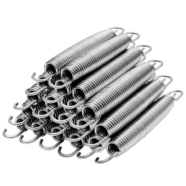 20 pcs 7 Inch Heavy-Duty Galvanized Steel Trampoline Springs