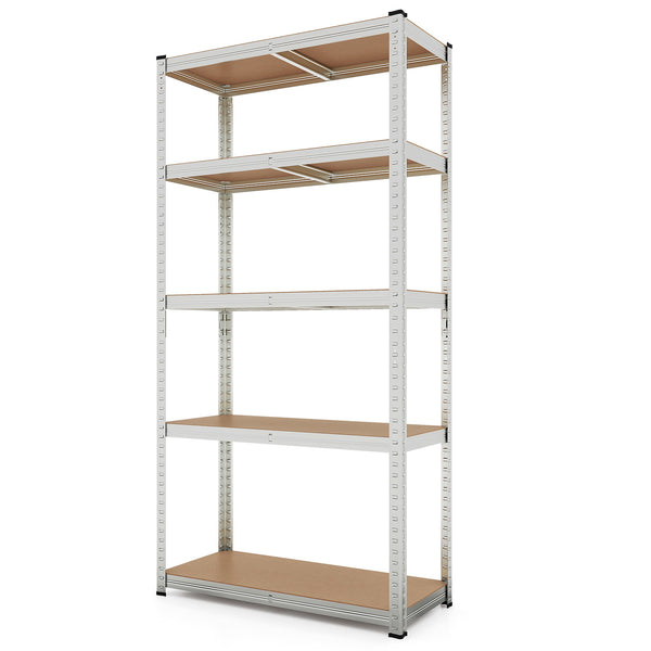 5-Tier Heavy Duty Metal Shelving Unit with 2000 LBS Total Load Capacity