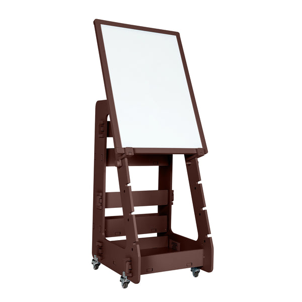 Multifunctional Kids' Standing Art Easel with Dry-Erase Board