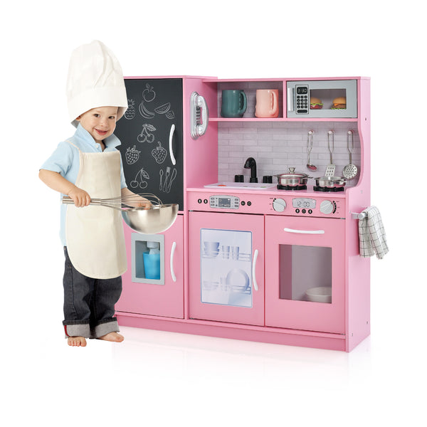 Toddler Pretend Play Kitchen for Boys and Girls 3-6 Years Old