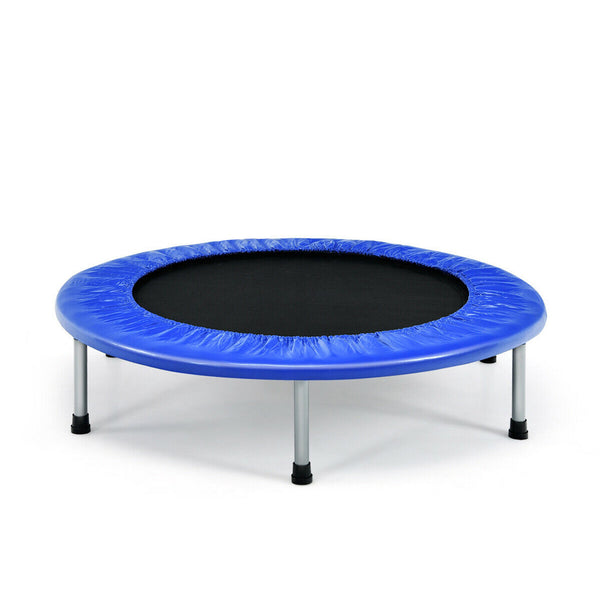 38 Inch Mini Folding Trampoline Portable Recreational Fitness Rebounder