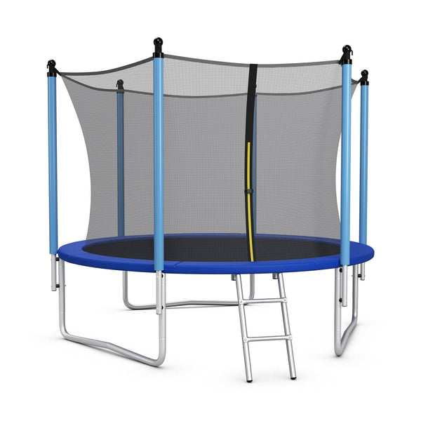 Outdoor Trampoline with Safety Closure Net