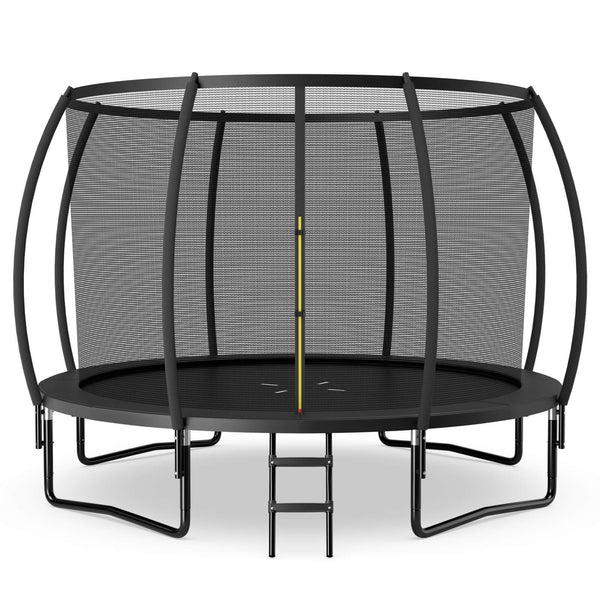 12FT ASTM Approved Recreational Trampoline with Ladder