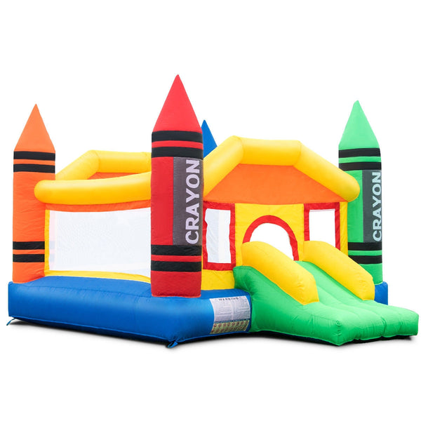 Inflatable Crayon Bounce House Castle without Blower