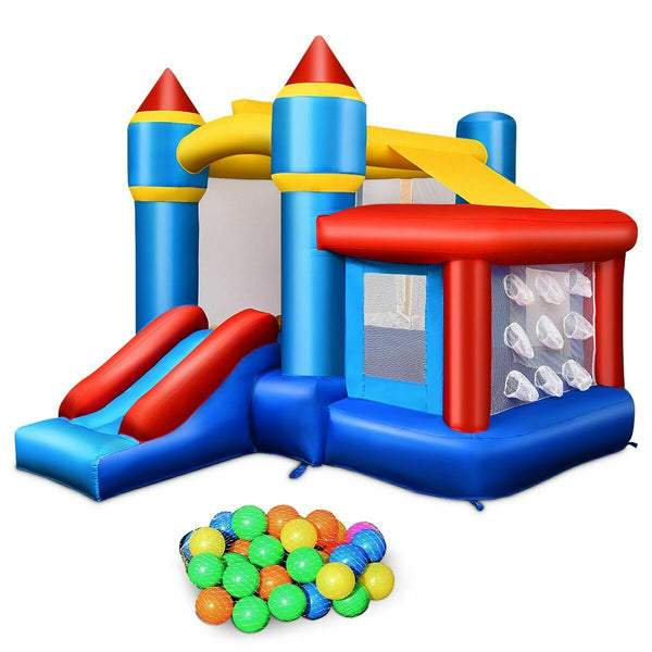 Inflatable Bounce House Castle with Balls And Bag