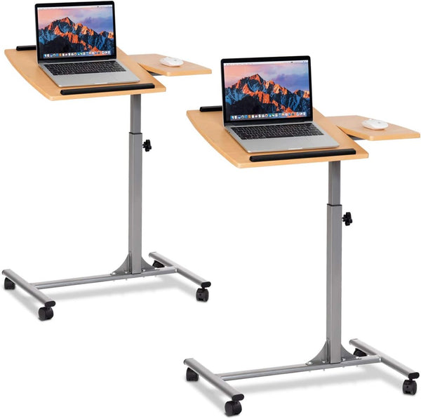 Adjustable Laptop Desk With Stand Holder And Wheels