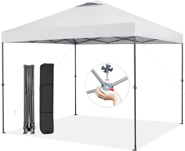 10 x 10 Feet Foldable Outdoor Instant Pop-up Canopy with Carry Bag