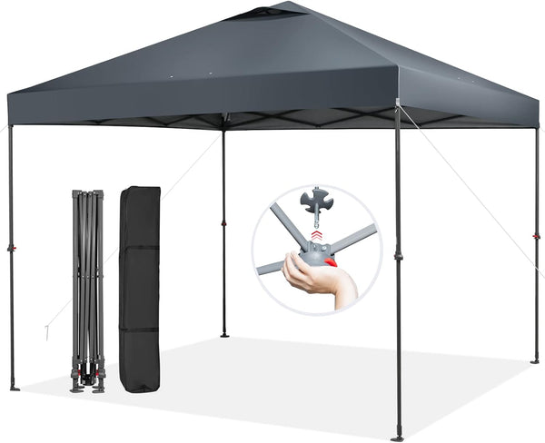 10 x 10 Feet Foldable Outdoor Instant Pop-up Canopy with Carry Bag