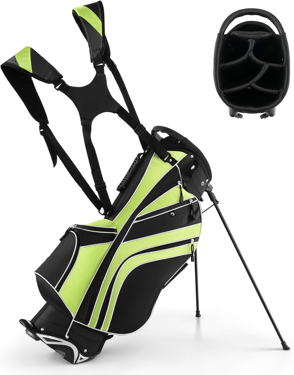 Golf Stand Bag Lightweight and Portable Golf Cart Bag with Shoulder Strap