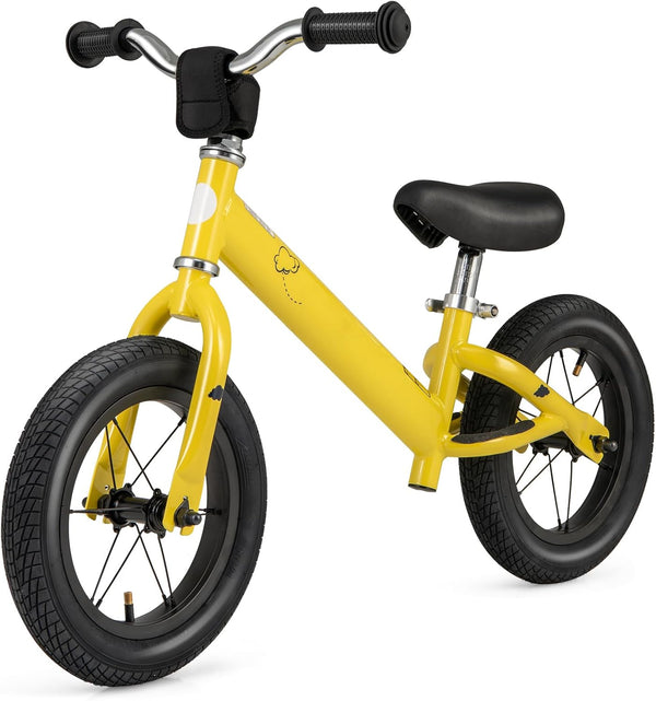 12 Inch Toddler Balance Bike with Height Adjustable Handlebar and Seat